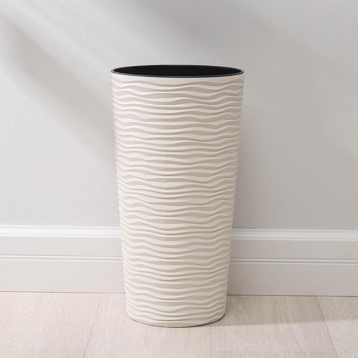 Кашпо для цветов со вставкой «Фьюжн», 5 л, цвет белая роза
Кашпо для цветов со вставкой «Фьюжн», 5 л, цвет белая роза