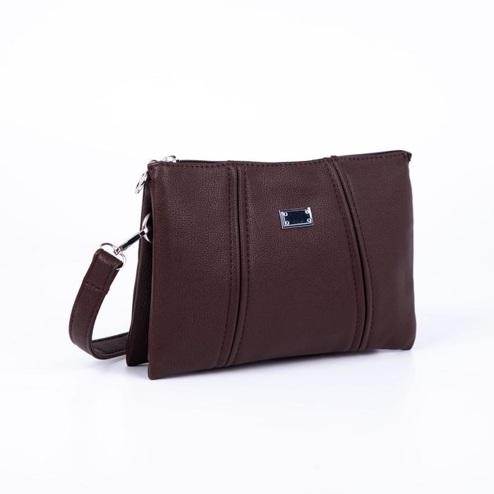 Сумка женская, 2 отдела на молнии, наружный карман, длинный ремень, цвет коричневый
Сумка женская, 2 отдела на молнии, наружный карман, длинный ремень, цвет коричневый