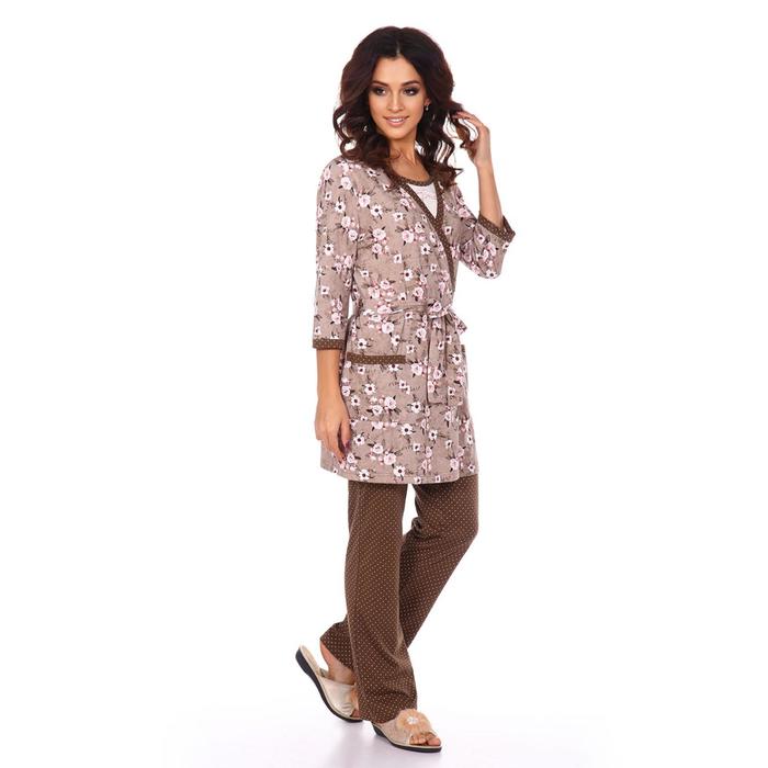 фото Костюм женский «арабель», цвет шоколад, размер 48 serenada