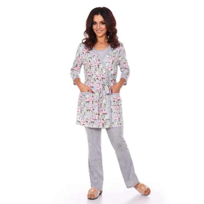 фото Костюм женский «арабель», цвет светло-серый, размер 46 serenada