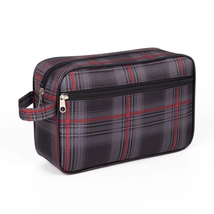 Косметичка дорожная, отдел на молнии, с подкладом, наружный карман, цвет красно-серый
Косметичка дорожная, отдел на молнии, с подкладом, наружный карман, цвет красно-серый