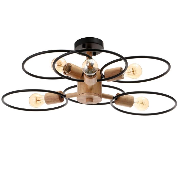 Люстра 87207/6 E27 40Вт черный 70х70х28 см
Люстра 87207/6 E27 40Вт черный 70х70х28 см