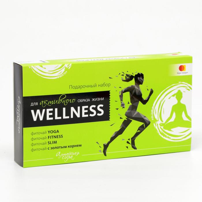 фото Подарочный набор wellness для активного образа жизни: фиточай, 4 шт. по 20 фильттр-пакетов фарм-продукт
