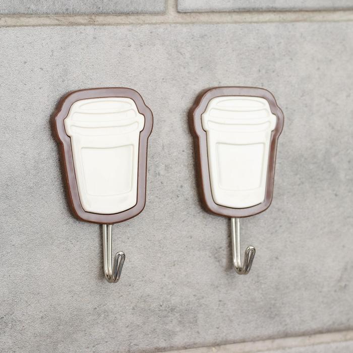 Набор крючков на липучке «Кофейня», 2 шт, форма МИКС
Набор крючков на липучке «Кофейня», 2 шт, форма МИКС