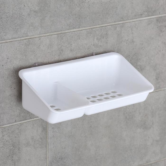 Полка на присосках "Krita", цвет снежно-белый
Полка на присосках "Krita", цвет снежно-белый