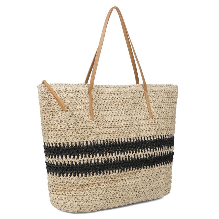 Сумка пляжная FABRETTI, цвет бежевый/черный
Сумка пляжная FABRETTI, цвет бежевый/черный