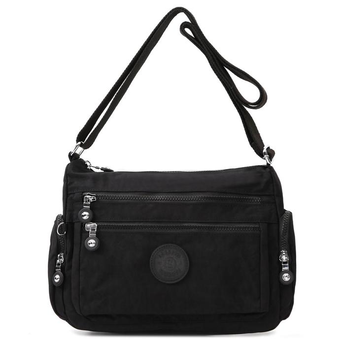 Сумка, отдел на молнии, цвет чёрный 
Сумка, отдел на молнии, цвет чёрный