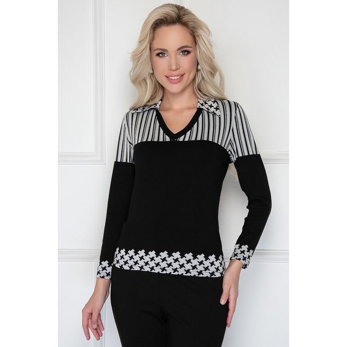 Блузка женская «Монтоне блэк вайт», размер 46
Блузка женская «Монтоне блэк вайт», размер 46