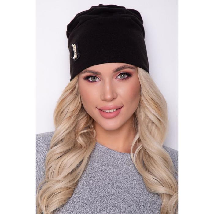 Шапка женская «Лингуа блэк», размер 58
Шапка женская «Лингуа блэк», размер 58