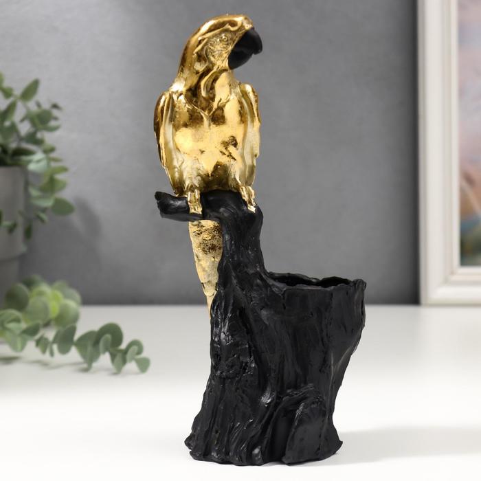 Сувенир полистоун подсвечник "Золотой попугай Ара на пеньке" 19х7х9,5 см
Сувенир полистоун подсвечник "Золотой попугай Ара на пеньке" 19х7х9,5 см