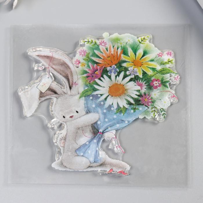 Штамп для творчества силикон "Зайка с огромным букетом" 10х9,5 см
Штамп для творчества силикон "Зайка с огромным букетом" 10х9,5 см