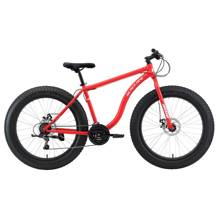 фото Велосипед 26" black one monster d, цвет красный/белый, размер 20"