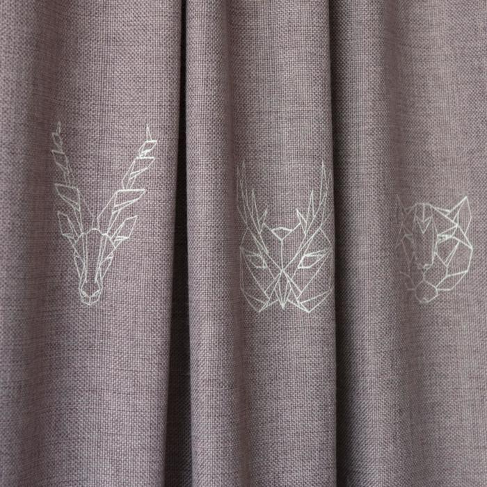 фото Комплект штор «лука», размер 2х145х270 см, цвет пудровый pasionaria