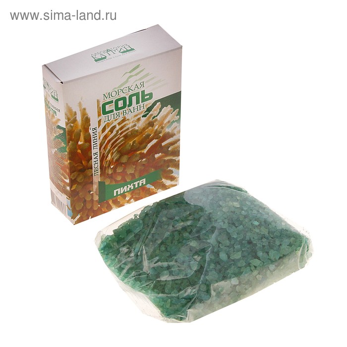 Морская соль для ванн "Пихта", в картонной коробке, 500 г
Морская соль для ванн "Пихта", в картонной коробке, 500 г
