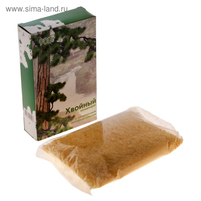 Морская соль для ванн "Хвойный концентрат: Пихта", в картонной коробке, 900 г
Морская соль для ванн "Хвойный концентрат: Пихта", в картонной коробке, 900 г
