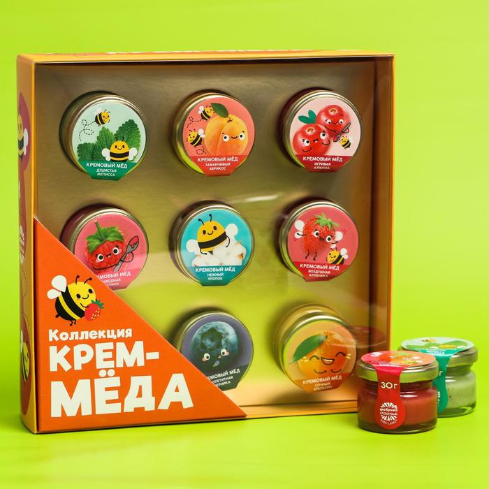 Подарочный набор «Без-з-зумие», в коробке: крем-мёд, ассорти вкусов, 9 шт по 30 г.
Подарочный набор «Без-з-зумие», в коробке: крем-мёд, ассорти вкусов, 9 шт по 30 г.