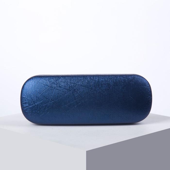Футляр для очков, 16,5 × 3,5 × 6,5 см, цвет синий
Футляр для очков, 16,5 × 3,5 × 6,5 см, цвет синий