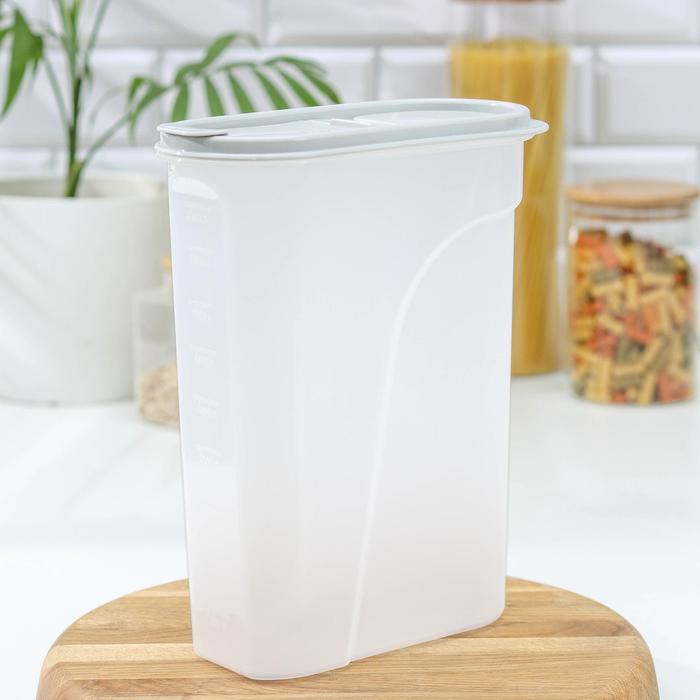 Ёмкость для сыпучих Альтернатива «Тиффани», 2,4 л, цвет серый
Ёмкость для сыпучих Альтернатива «Тиффани», 2,4 л, цвет серый