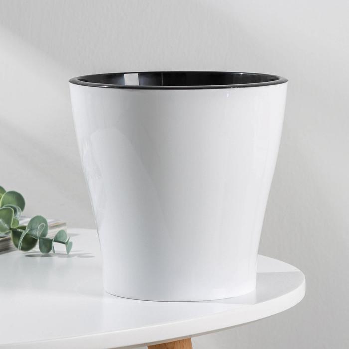 Кашпо со вставкой «Лея», 2,2 л, цвет белый
Кашпо со вставкой «Лея», 2,2 л, цвет белый
