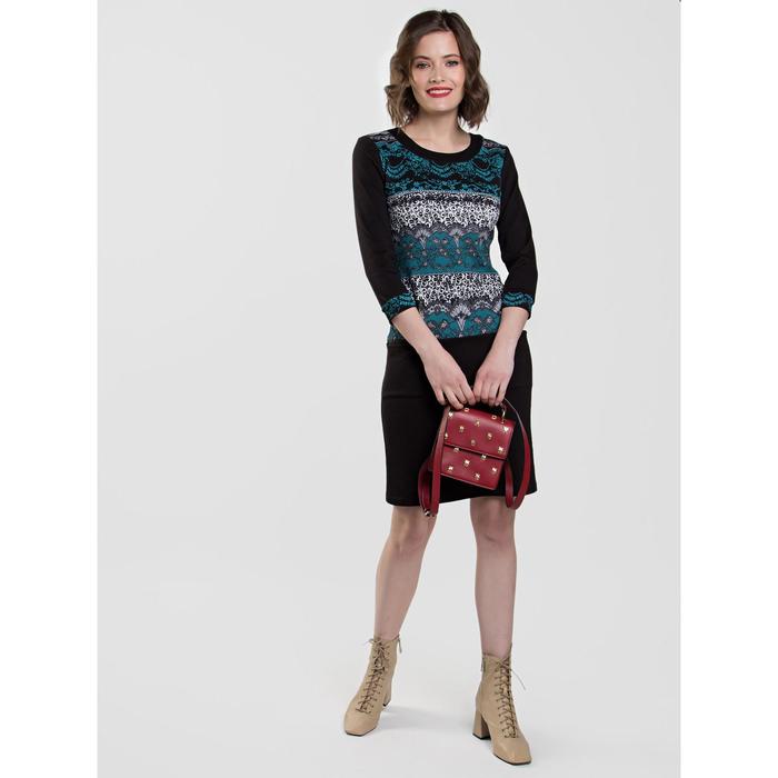 Платье женское, размер 50, цвет чёрный, бирюзовый
Платье женское, размер 50, цвет чёрный, бирюзовый