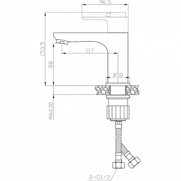 Смеситель для раковины DEVIDA TERMO DVT1643-21, термостатический, литой излив, хром
Смеситель для раковины DEVIDA TERMO DVT1643-21, термостатический, литой излив, хром