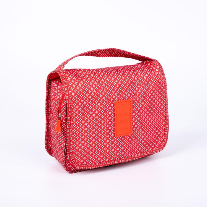 Косметичка-несессер, отдел на молнии, с крючком, цвет красный
Косметичка-несессер, отдел на молнии, с крючком, цвет красный