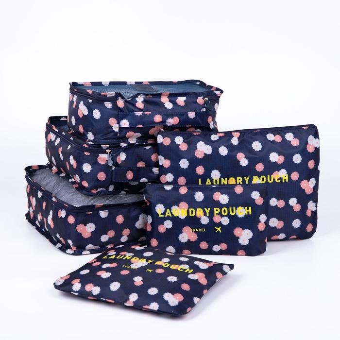 Набор косметичек, 6 в 1, отдел на молнии, цвет синий
Набор косметичек, 6 в 1, отдел на молнии, цвет синий