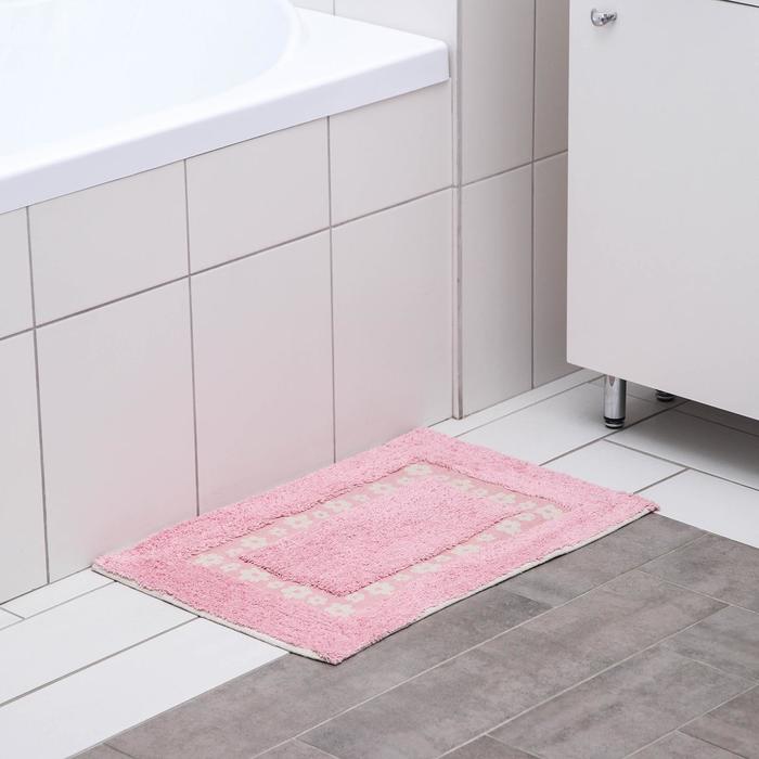 Коврик «Цветы», 40×60 см, 900 г/м2, 100% хлопок, цвет розовый
Коврик «Цветы», 40×60 см, 900 г/м2, 100% хлопок, цвет розовый