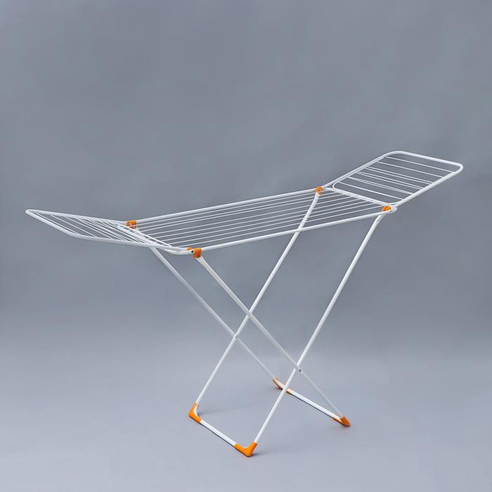 Сушилка для белья напольная, 220×50×90 см, 25 м, цвет белый
Сушилка для белья напольная, 220×50×90 см, 25 м, цвет белый