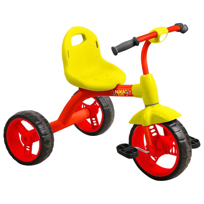 фото Велосипед трехколесный nika вд1, цвет красный с желтым nika kids