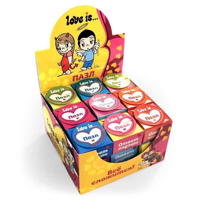 Пазл предсказание «Love Is», МИКС
Пазл предсказание «Love Is», МИКС