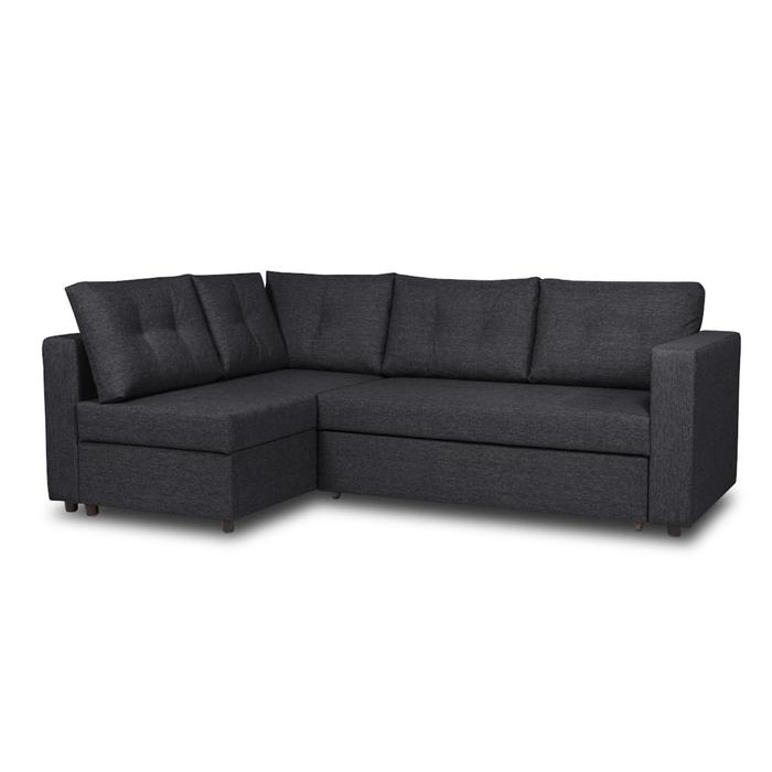 Угловой диван-кровать «Стаберг», механизм дельфин, рогожка, цвет тёмно-серый
Угловой диван-кровать «Стаберг», механизм дельфин, рогожка, цвет тёмно-серый