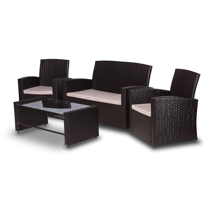 Набор садовой мебели «Кипр», диван, 2 кресла, столик, подушки, искусственный полиротанг
Набор садовой мебели «Кипр», диван, 2 кресла, столик, подушки, искусственный полиротанг