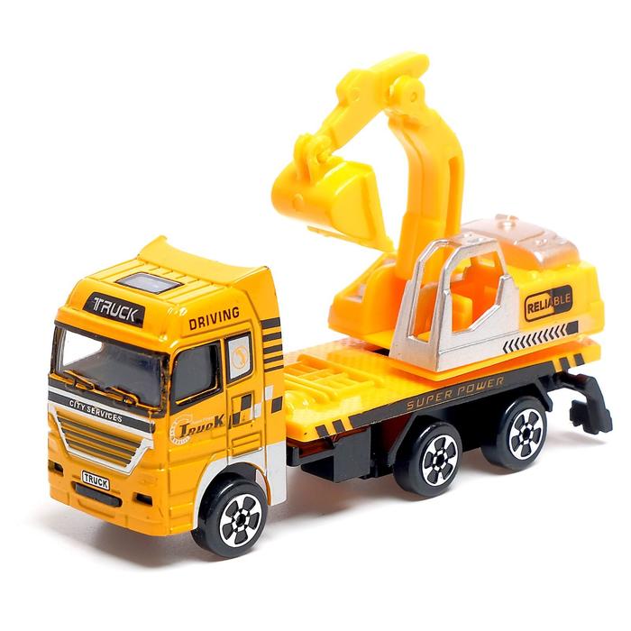 Грузовик металлический «Стройка», с элементами из пластика, МИКС
Грузовик металлический «Стройка», с элементами из пластика, МИКС