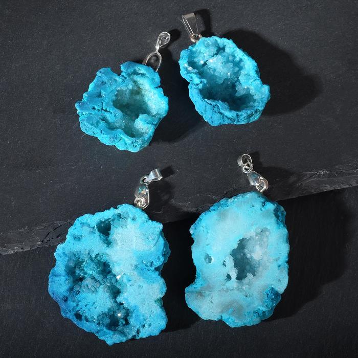 Подвеска галтовка необработанная "Агат", цвет голубой
Подвеска галтовка необработанная "Агат", цвет голубой