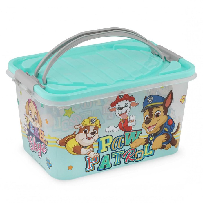 Контейнер «Щенячий Патруль» 15л прямоугольный с крышкой
Контейнер «Щенячий Патруль» 15л прямоугольный с крышкой
