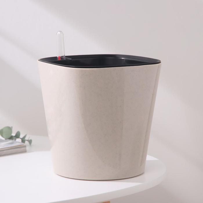 Кашпо с автополивом «Комфорт», 4,5 л (вставка 2,5 л), цвет кремовый мрамор
Кашпо с автополивом «Комфорт», 4,5 л (вставка 2,5 л), цвет кремовый мрамор