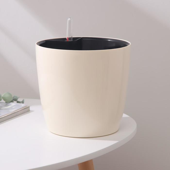 Кашпо с автополивом «Комфорт», 5,5 л (вставка 4,5 л), цвет кремовый
Кашпо с автополивом «Комфорт», 5,5 л (вставка 4,5 л), цвет кремовый