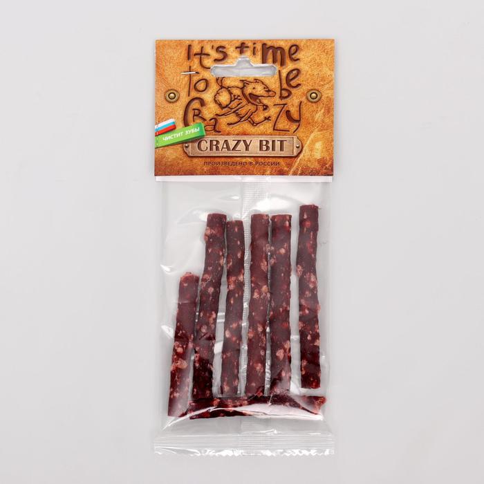 Мясная соломка для чистки зубов TitBit Crazy Bit для мелких собак, с говядиной, 7 шт, 50 г
Мясная соломка для чистки зубов TitBit Crazy Bit для мелких собак, с говядиной, 7 шт, 50 г