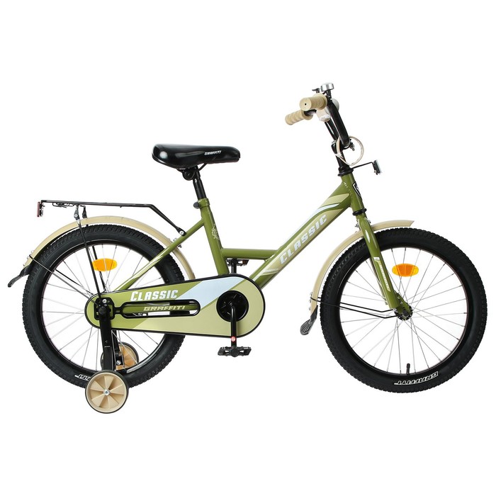 Велосипед 18" Graffiti Classic, цвет хаки
Велосипед 18" Graffiti Classic, цвет хаки
