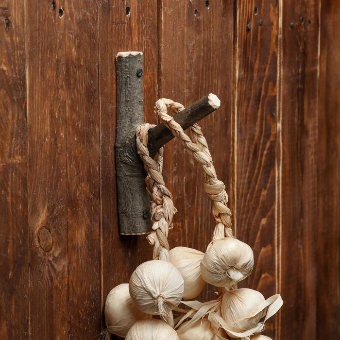 Крючок деревянный, 19х12 см, массив дуба
Крючок деревянный, 19х12 см, массив дуба