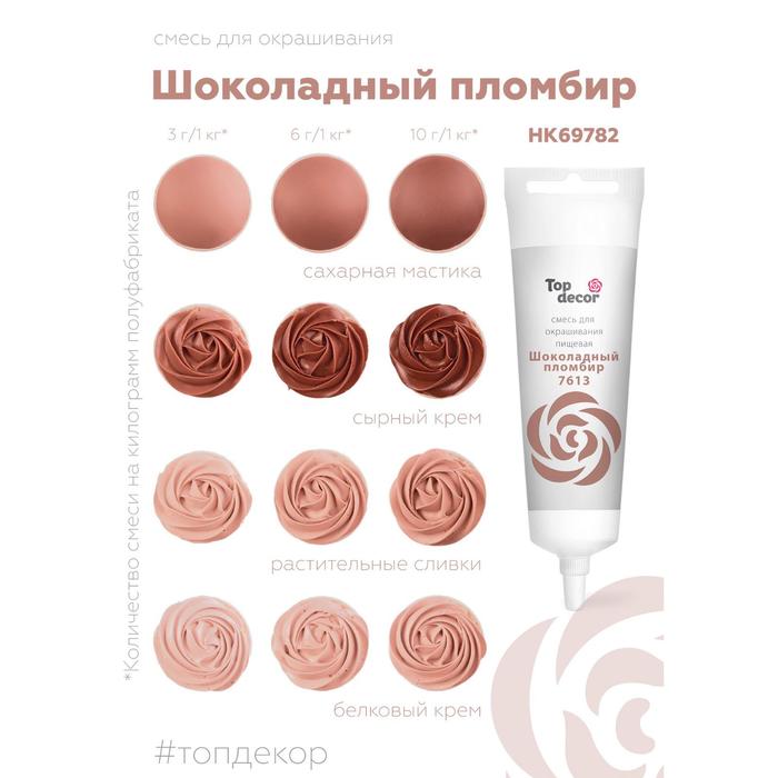 Пищевой краситель Top Decor гелевый «Шоколадный пломбир», 100 г
Пищевой краситель Top Decor гелевый «Шоколадный пломбир», 100 г