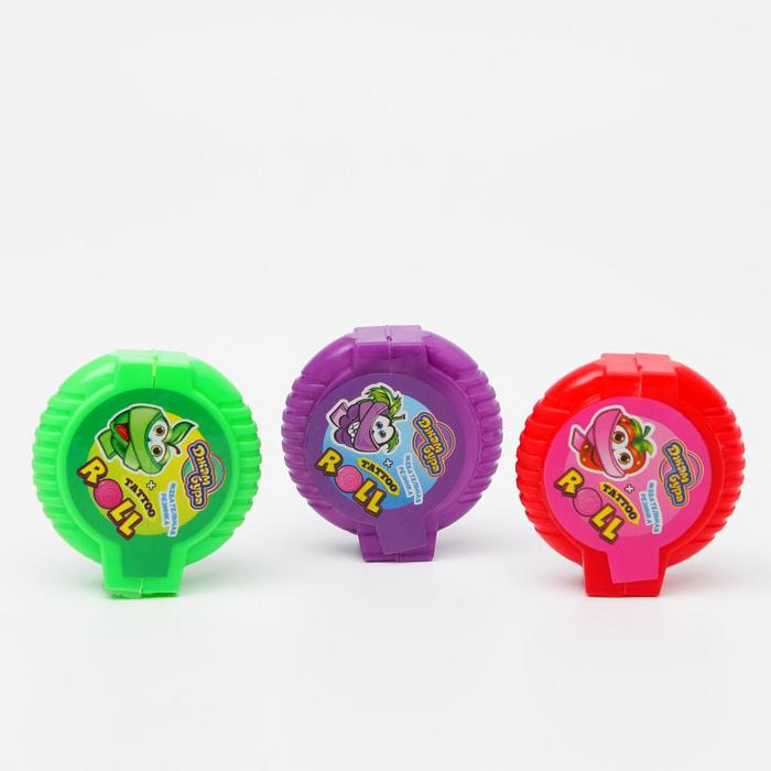 Жевательная резинка «Джамбура» рулетка с тату кислая, ассорти, 12 г
Жевательная резинка «Джамбура» рулетка с тату кислая, ассорти, 12 г