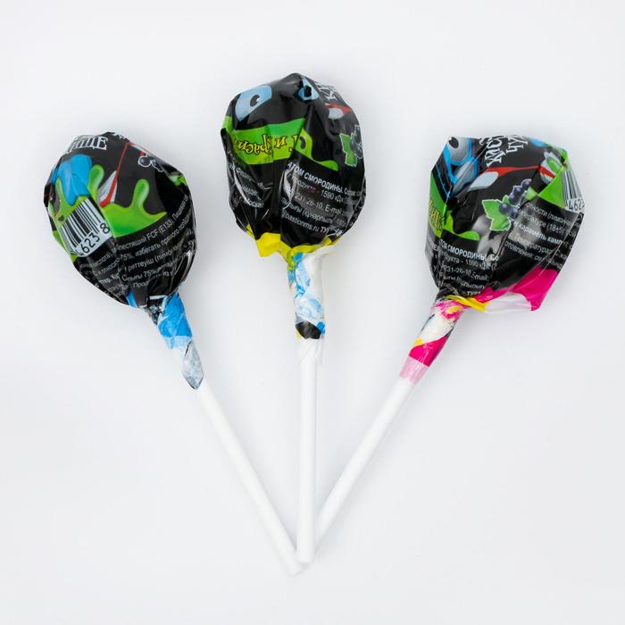 Карамель леденцовая на палочке "Кислотное чудище" с кислой шипучкой внутри, аромат смородины, 18 г 6
Карамель леденцовая на палочке "Кислотное чудище" с кислой шипучкой внутри, аромат смородины, 18 г 6