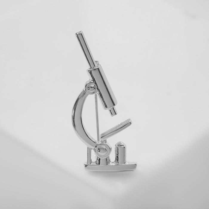 Брошь "Микроскоп", цвет серебро 
Брошь "Микроскоп", цвет серебро