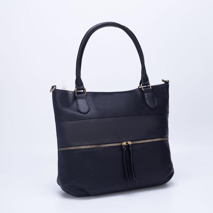 Сумка женская, отдел на молнии, наружный карман, цвет чёрный
Сумка женская, отдел на молнии, наружный карман, цвет чёрный