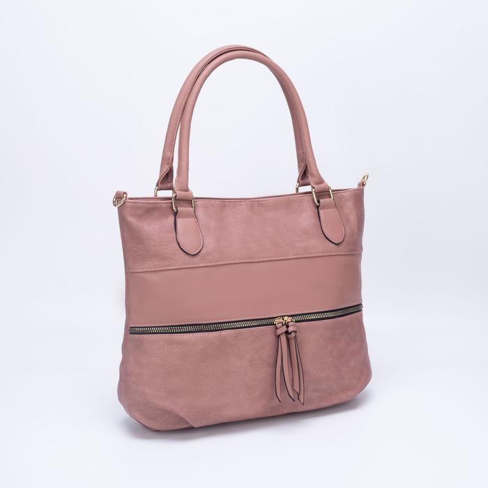 Сумка женская, отдел на молнии, наружный карман, цвет розовый
Сумка женская, отдел на молнии, наружный карман, цвет розовый