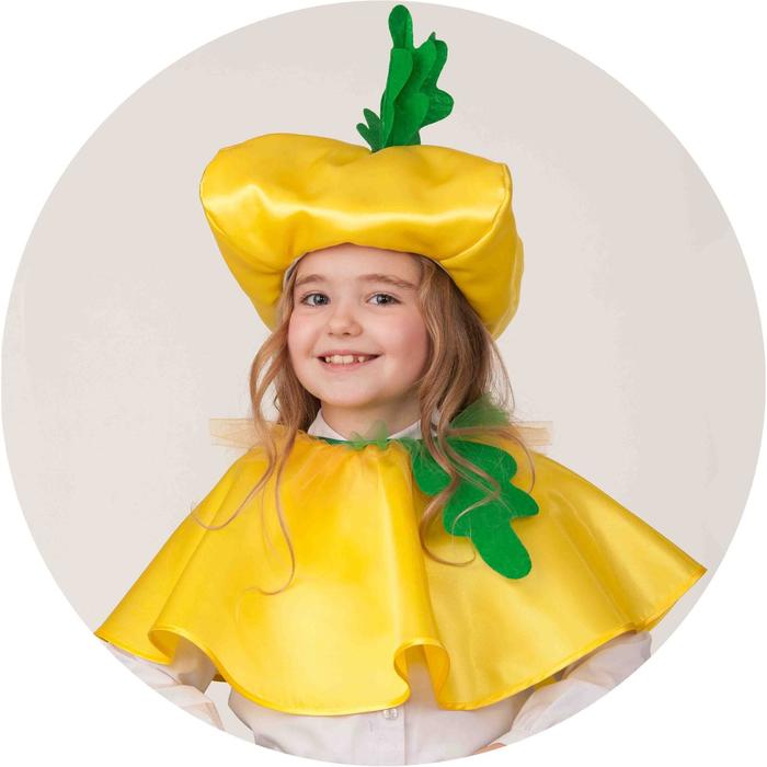 Карнавальный костюм «Репка», накидка, головной убор, р. 30, рост 116 см
Карнавальный костюм «Репка», накидка, головной убор, р. 30, рост 116 см