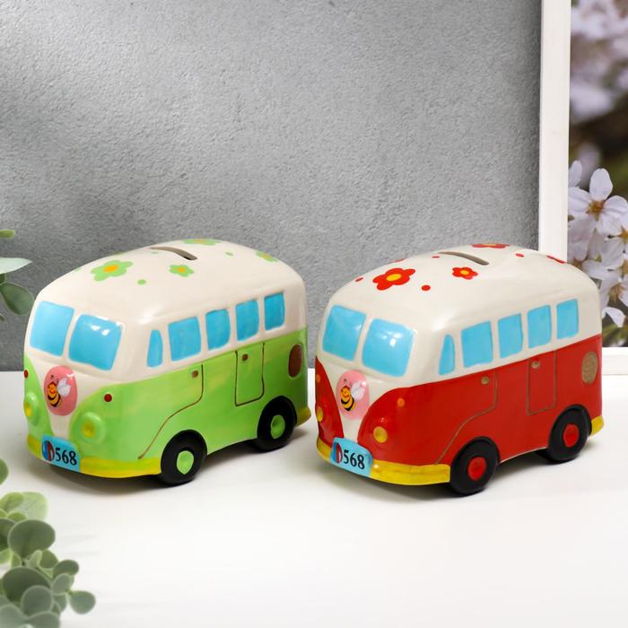 Копилка керамика "Яркий автобус в цветочек"МИКС 9,5х13,5х8,5 см
Копилка керамика "Яркий автобус в цветочек"МИКС 9,5х13,5х8,5 см