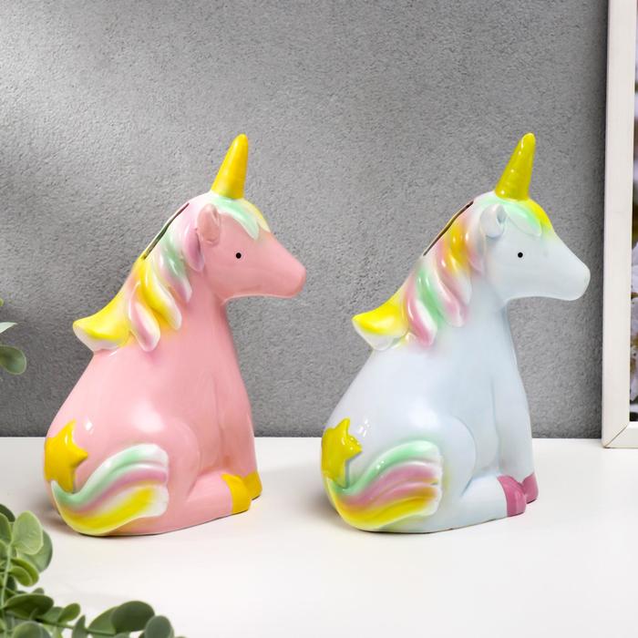 Копилка керамика "Единорожек с радужной гривой" МИКС 10,5х13х9 см
Копилка керамика "Единорожек с радужной гривой" МИКС 10,5х13х9 см
